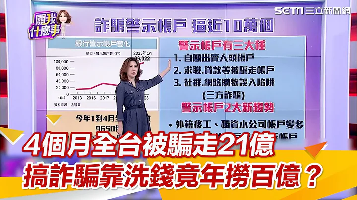 4个月全台被骗走21亿　搞诈骗靠洗钱竟年捞百亿？｜三立新闻网 SETN.com - 天天要闻