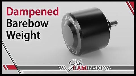 Dampened Barebow Weight | Kill Vibration and Noise with The Ultimate Barebow Weight