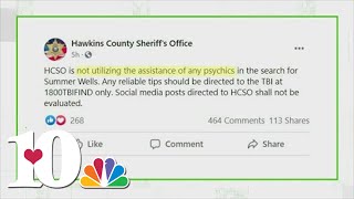 VERIFY: Is the Hawkins County Sheriff's Office using psychics in the search for Summer Wells?