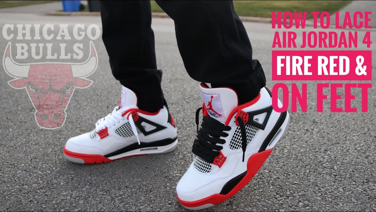 how to tie jordan 4 retro