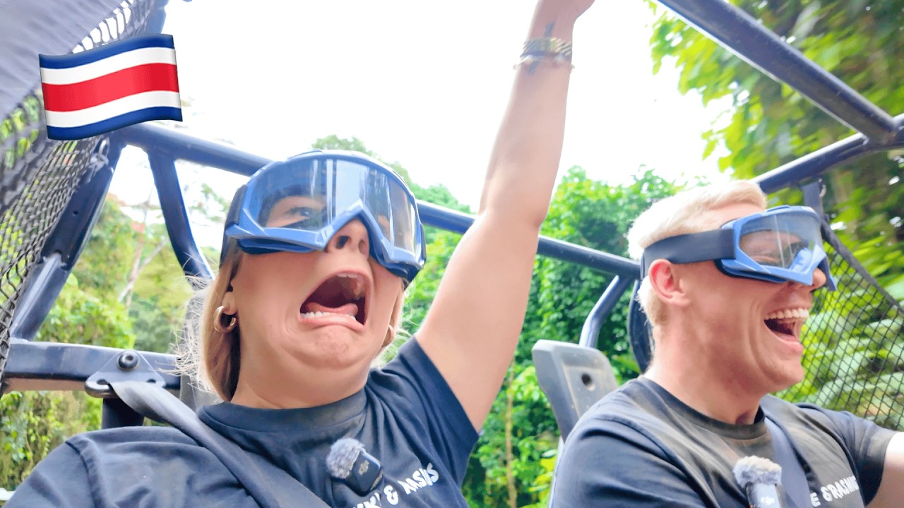 Lykke skræmt for livet 4.000 meter over Costa Ricas jungle!