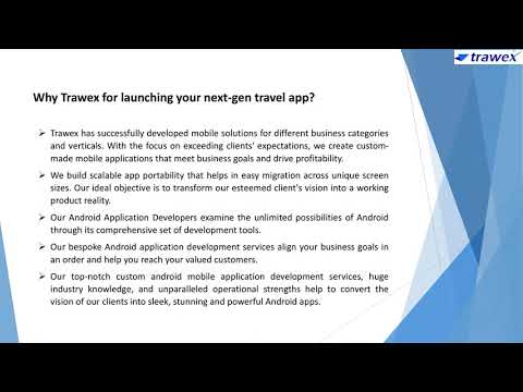 Android Mobile Applications | Trawex