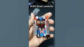 DC to DC 400W 15A Step-Up Boost Converter