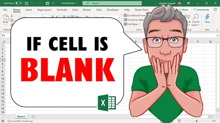  solved how to display blank if linked cell is blank 9to5answer