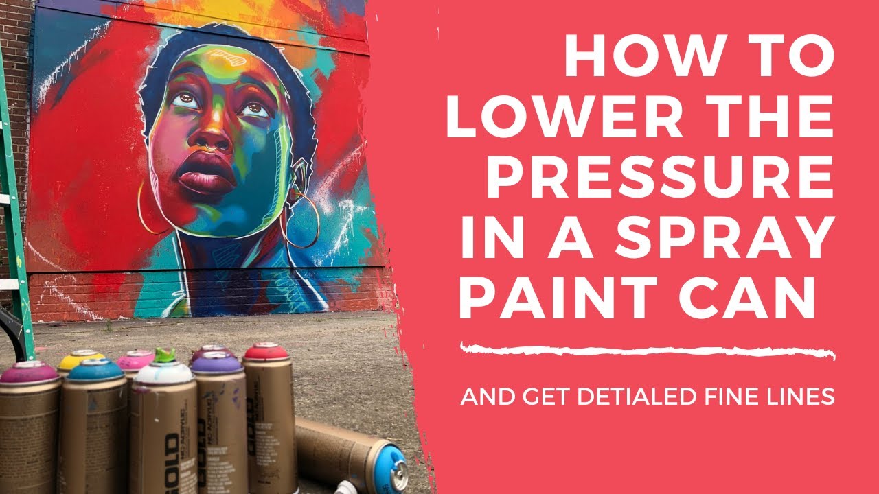How to Lower the Pressure in a Spray Paint Can and Achieve Sharp Lines
