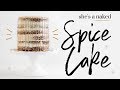 *NAKED* SALTED CARAMEL SPICE CAKE | baking with meghan |∙ BAKEMAS