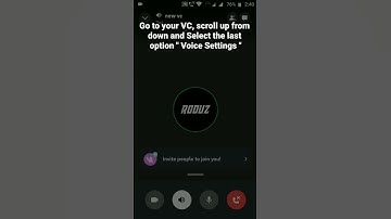 How to change Noise Suppression to None in Discord Mobile #roduz #discord #howto #how #noise #none