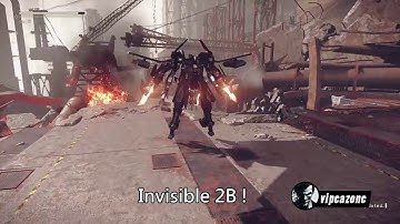 NieR: Automata DEMO - Invisible 2B Tutorial