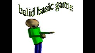 Balid Basic Game