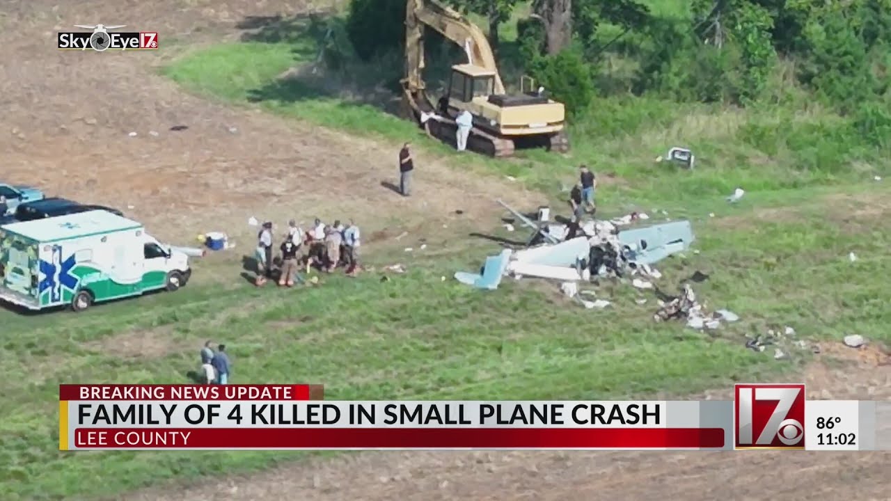 Family of 4 killed in Lee County plane crash - YouTube