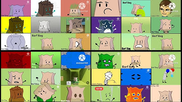 bfdi auditions but with 36 other reanimations