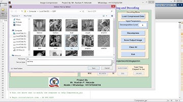 Image Compression using image processing Matlab Project Code