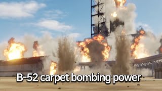 B-52 Carpet Bombing Power Video : DCS World screenshot 5