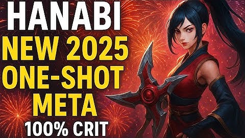 HANABI 💥 NEW 2025 ONE-SHOT META – 100% CRIT BURST Build