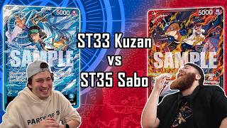 ST33 Kuzan vs ST35  Sabo - One Piece Card Game