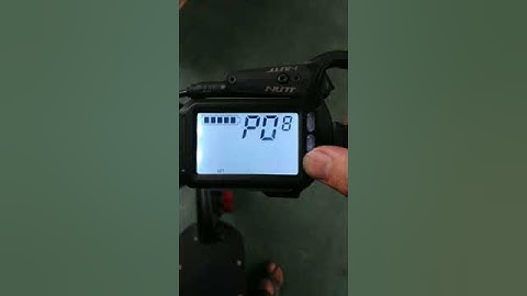 Kugoo G-Booster Instrument User Guide Video (Kugoo G-Booster 仪表使用指引视频限速模式)