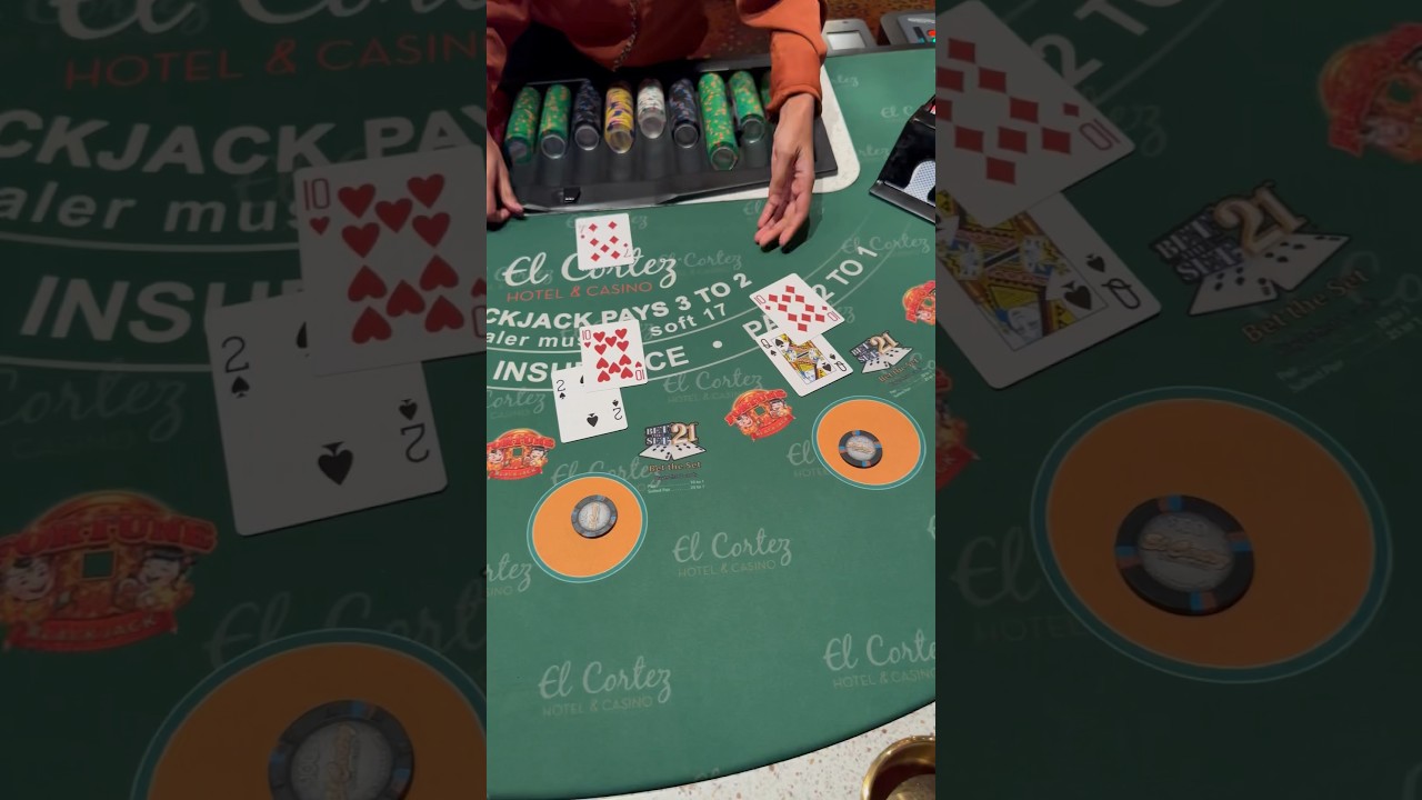 $200, 2 hands of blackjack, financial freedom #casino #gamble #blackjack #slots #lasvegas