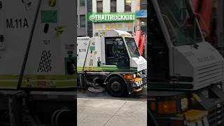 DSNY electric hybrid #streetsweeper #garbagetruck #dsny #thattruckkidj