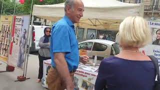 Paris, May 29, 2025: MEK Supporters Hold Exhibition Condemning Iran’s Human Rights Violations