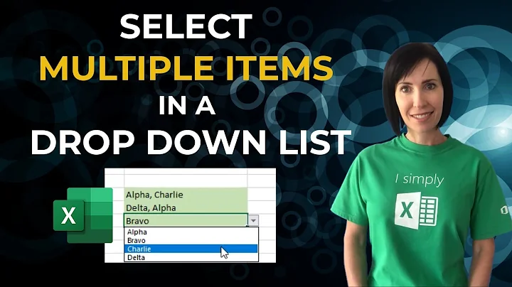 Select Multiple Items in an Excel Drop Down List - Easy VBA Trick Anyone Can Use