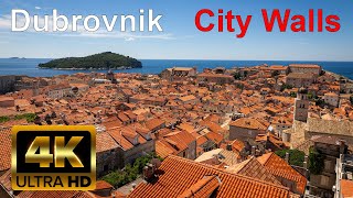 Dubrovnik Croatia 🇭🇷 4K Walking on the City Walls