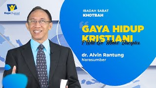 Khotbah Ibadah Sabat "Gaya Hidup Kristiani : I Will Go, Make Disciples" - dr  Alvin screenshot 3