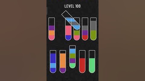 water sort puzzle level 100