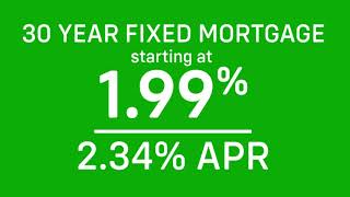 30 year mortgage rates starting at 1.99% (2.34 APR)