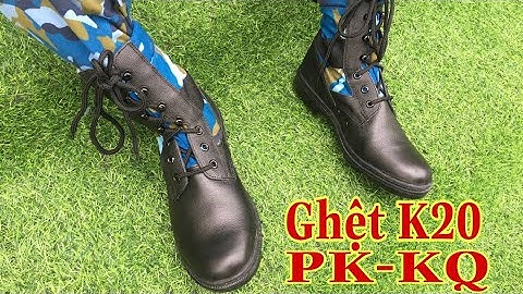 Giới thiệu chi tiết ghệt K20 sĩ quan nam | Phòng Không - Không Quân | 0865306790 - 0971016136