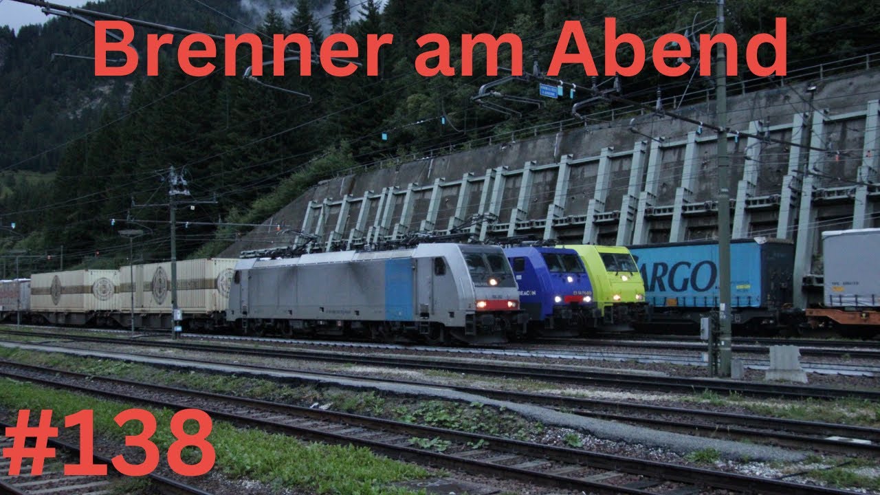 Abendverkehr am Grenzbahnhof Brenner [#138]