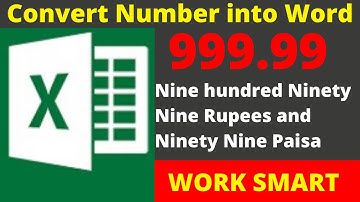 How to convert Number into Word in excel | Using VBA code or Formula| Rupees and Paisa