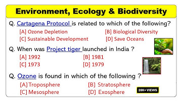 🔥 PART-1 | Best 100 Questions for all Competitive Exams | Environment, Ecology and Biodiversity