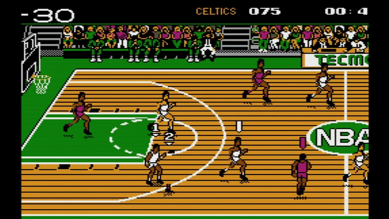 Tecmo NBA Basketball (NES) - Season - Game 13 - BOS v WAS ⛹🏾‍♂️