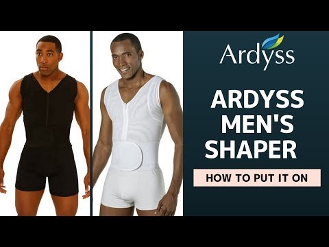 HOW TO PUT ON ARDYSS MENS BODY SHAPER  RELIEF FOR YOUR BACK WITH ARDYSS  MENS BODY SHAPER 