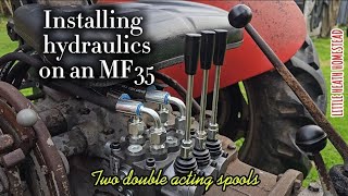 Installing New Hydraulic Valves onto an MF35