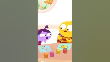 Oops! 😱 Painting Disaster!! 🎨 #shorts #youtubeshorts #animation