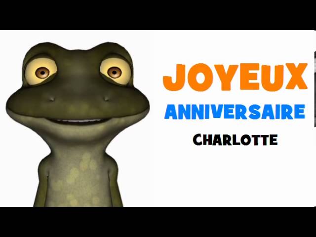 Joyeux Anniversaire Charlotte Youtube