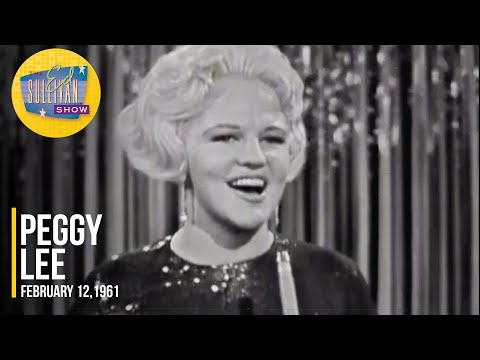 Peggy Lee "One Kiss, My Romance & Song Of The Vagabonds" on The Ed Sullivan Show