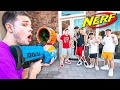 Last to get HIT by Nerf Gun WINS!