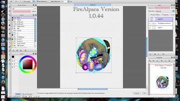 FireAlpaca update 1.0.44- Updates to the transformation tool OUTDATED