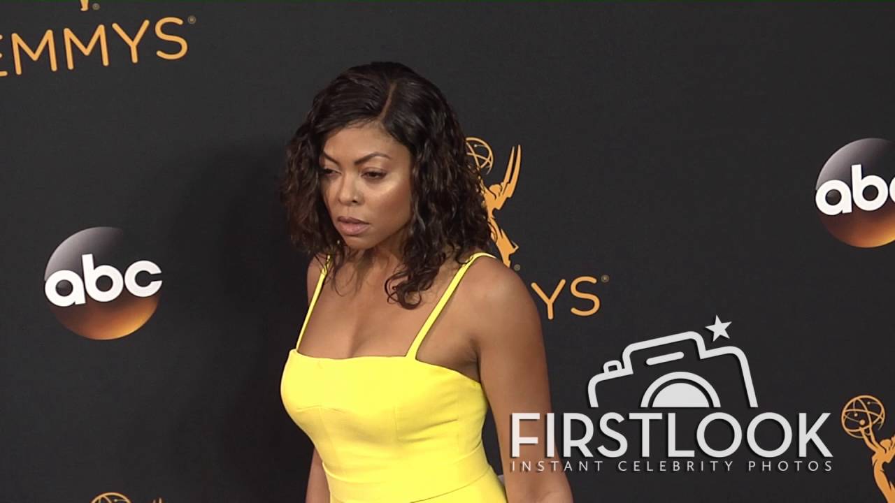 Taraji P Henson arriving at the 2016 EMMY Awards YouTube