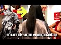 GETTING MY RELAXER AT THE SALON| AFTER OVER A YEAR OF STRETCHING!