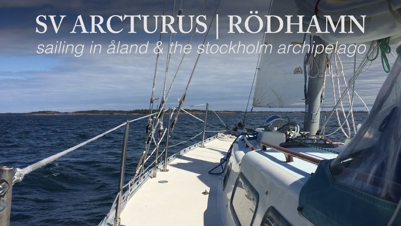 Sailing from Mariehamn to Rödhamn in the Åland Islands onboard SV Arcturus