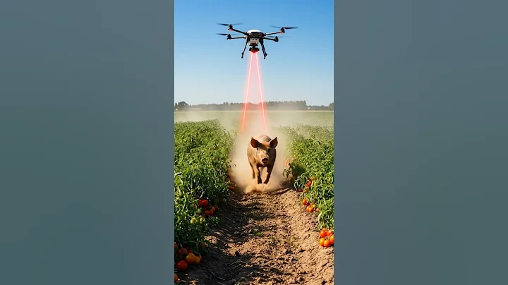 Drones capture wild boars that destroy crops#villagelife#smartfarming #rurallife #farmingtraditions