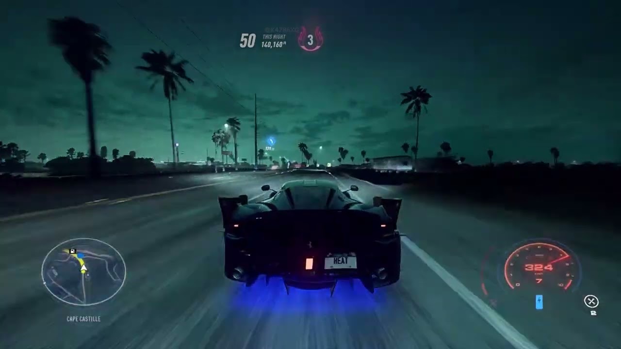 51 minutes of night gameplay | NFS Heat #28