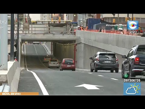 Habilitado el túnel desde Av. Italia hacia el centro