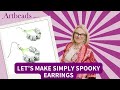 How to Make the Simply Spooky Earrings - Jewelry Making Tutorial