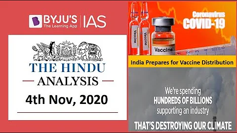 'The Hindu' Analysis for 4th November, 2020. (Current Affairs for UPSC/IAS) - DayDayNews