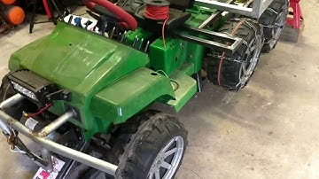 Wild 36 volt 6x6 powerwheels "FrankenGator" or "GatoRZR" fan pick