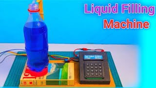 How to make DIY Liquid Filling Machine using Liquid Flow Sensor and Arduino